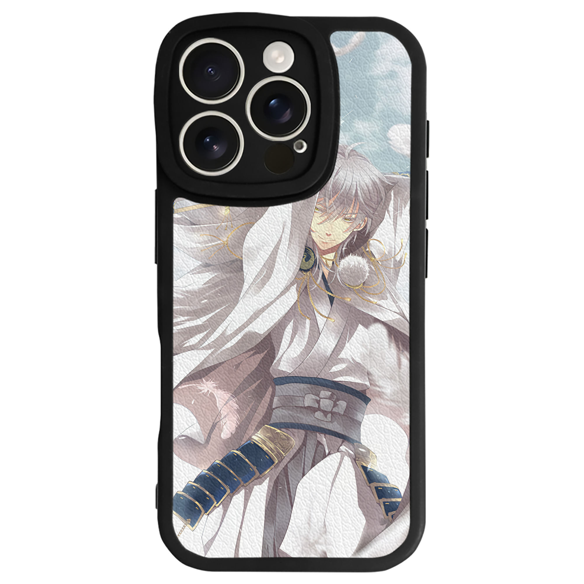 （画像用） 刀剣乱舞 Touken Ranbu 【iPhone 16シリーズ対応】シリコンスマホケース（レザー調） 材質：シリコン